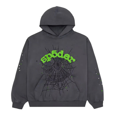 "Sp5der" Hoodie Grey